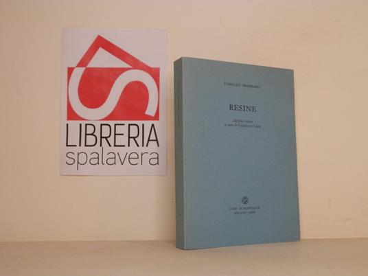 Resine - Camillo Sbarbaro - copertina