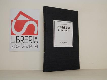 Tempo di guerra - Arrigo Benedetti - copertina