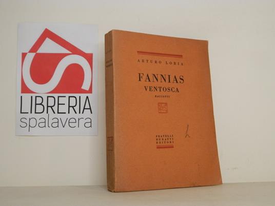 Fannias ventosca - Arturo Loria - copertina