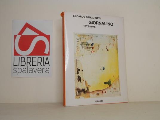 Giornalino 1973-1975 - Edoardo Sanguineti - copertina