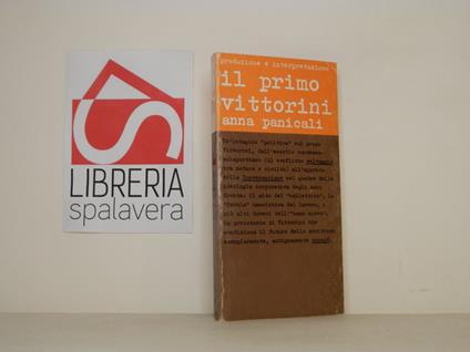 Il primo vittorini - Anna Panicali - copertina