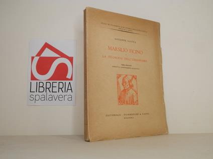 Marsilio Ficino e la filosofia dell'Umanesimo - Giuseppe Saitta - copertina