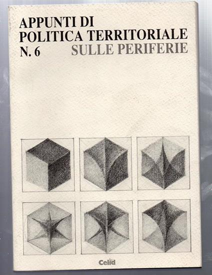 Appunti di Politica Territoriale sule periferie - Alfredo Mela - copertina