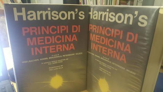 Principi di medicina interna 2 volumi piccin harrison's - copertina