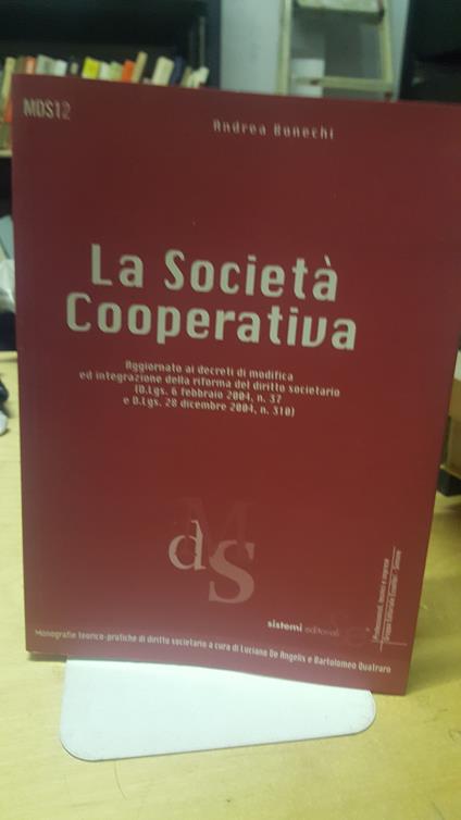 la società cooperativa andrea bonechi - copertina