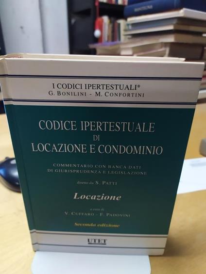 codice ipertestuale di locazione e condominio cuffaro padovini utet - copertina