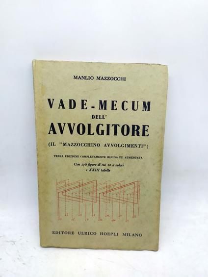 vade mecum dell'avvolgitore hoepli - copertina