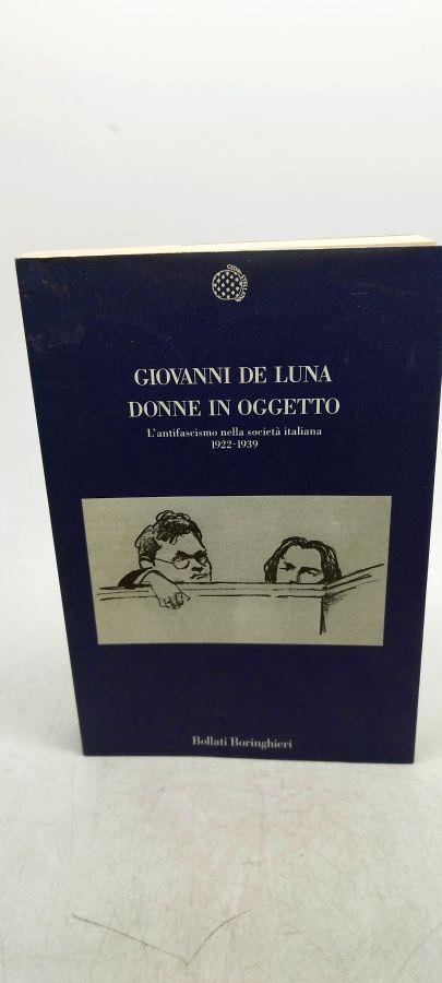 giovanni de luna donne in oggetto bollati boringhieri - copertina