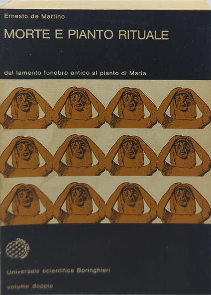 morte e pianto rituale dal lamento funebre antico al pianto di maria - Ernesto De Martino - copertina