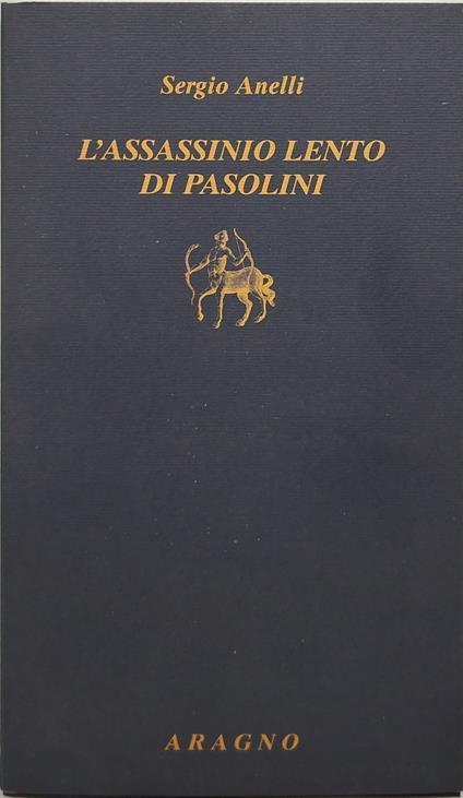 L' assassinio lento di pasolini - copertina