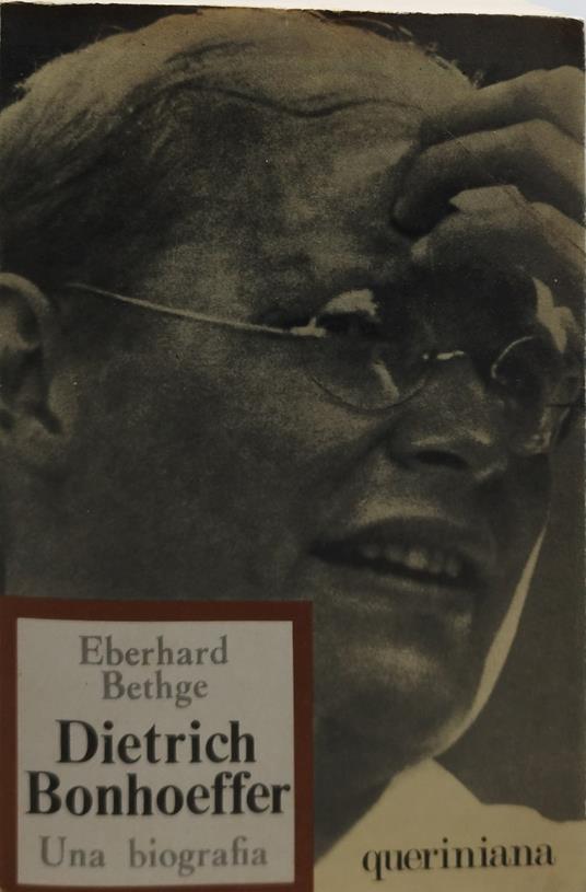 dietrich bonhoeffer una biografia - Eberhard Bethge - copertina