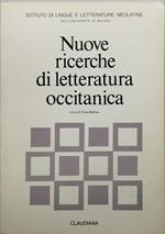 nuove ricerche di letteratura occitanica