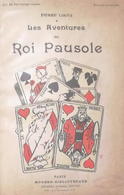 Les aventures du Roi Pausole - Pierre Louÿs - copertina