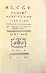 Eloge De Rene Descartes. Discours