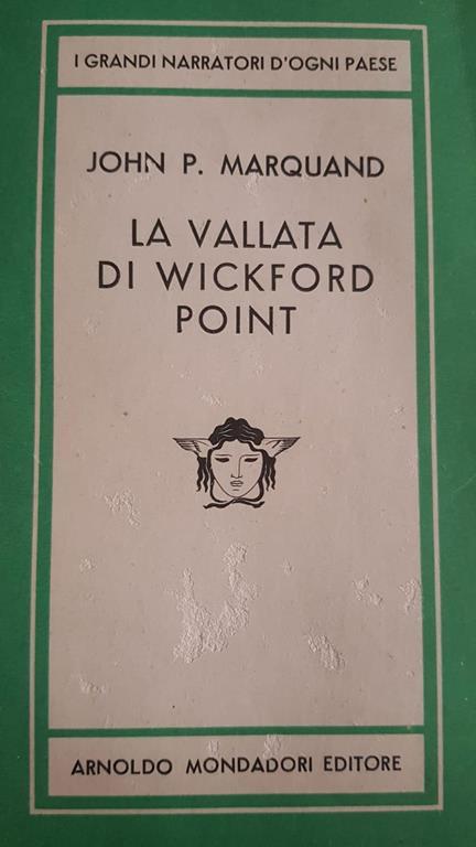 La Vallata Di Wickford Point - John P. Marquand - copertina