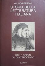 Storia Della Letteratura Italiana Dalle Origini Al Quattrocento