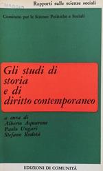 Gli Studi Di Storia E Di Diritto Contemporaneo