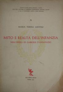 Mito E Realta' Dell'Infanzia - Maria Teresa Gentile - copertina