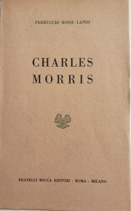 Charles Morris - Rossi - copertina
