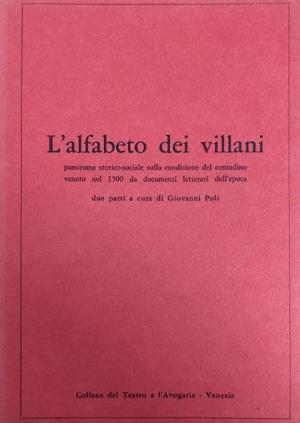 L' Alfabeto Dei Villani - Giovanni Poli - copertina