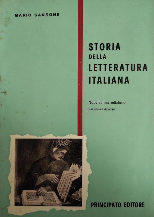 Storia Della Letteratura Italiana - Mario Sansone - copertina