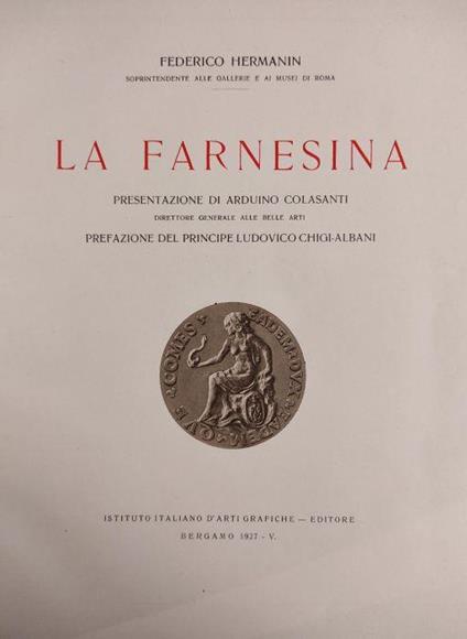 La Farnesina - Federico Hermanin - copertina