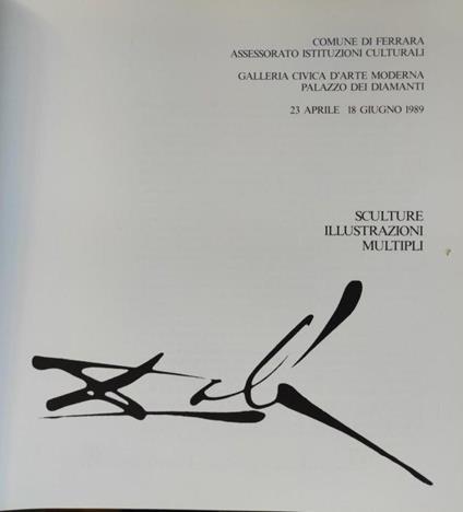 Dali'. Sculture, Illustrazioni, Multipli - copertina