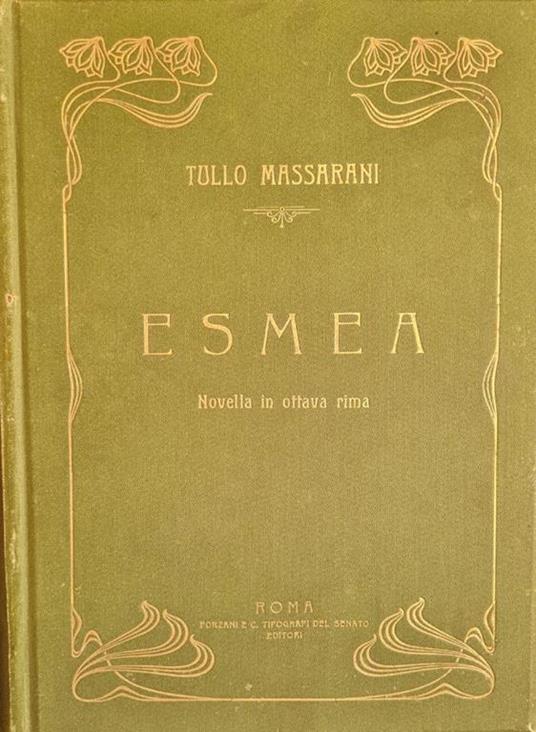 ESMEA - Novella in ottava rima - Tullo Massarani - copertina