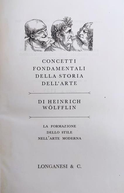 Concetti Fondamentali Della Storia Dell'Arte - Heinrich Wölfflin - copertina