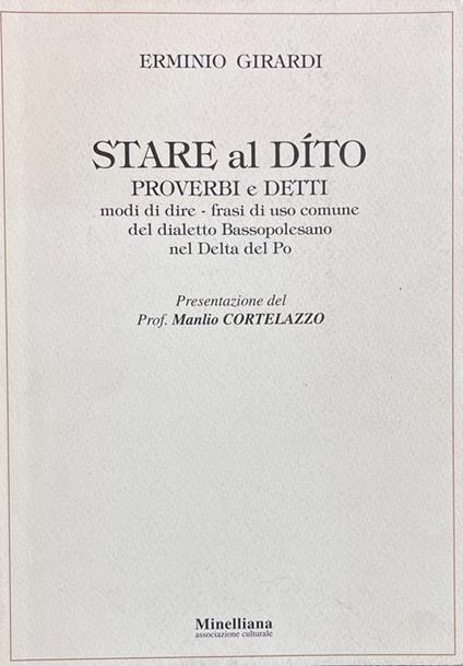 Stare Al Dito - Proverbi E Detti - copertina