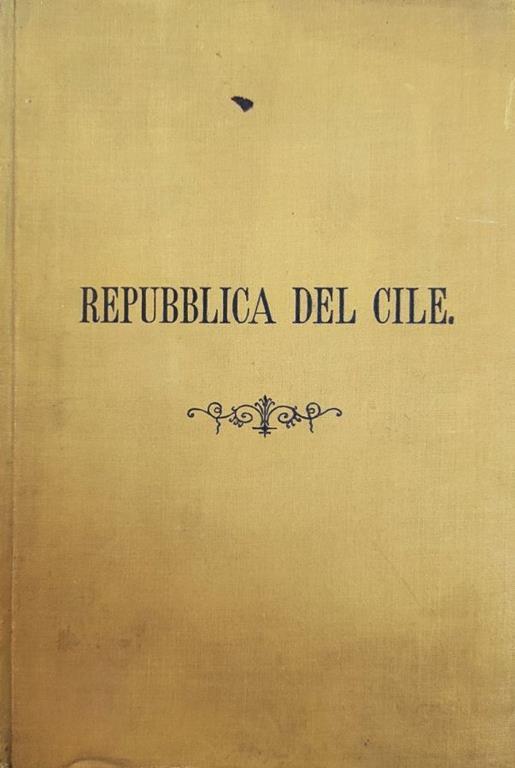Breve Descrizione Della Repubblica Del Cile - copertina