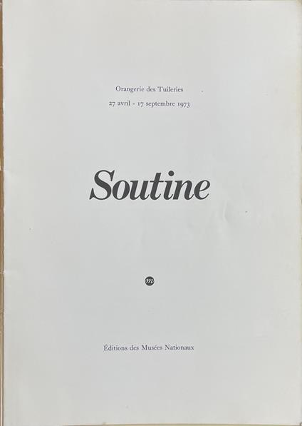 Soutine - copertina