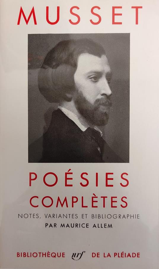 Poesies Completes - Alfred de Musset - copertina