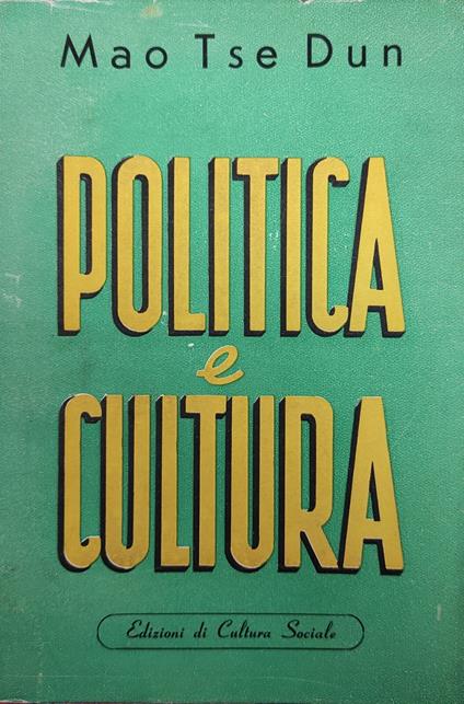 Politica E Cultura - copertina