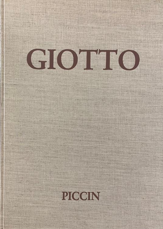 Giotto - Giorgio Bonsanti - copertina