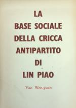 Base Sociale Della Cricca Antipartito Di Lin Piao