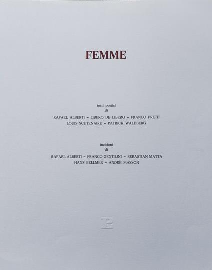 FEMME - copertina