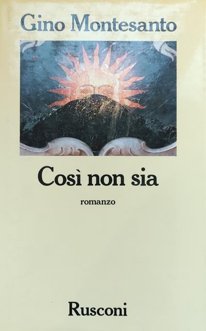 Così Non Sia - Gino Montesanto - copertina