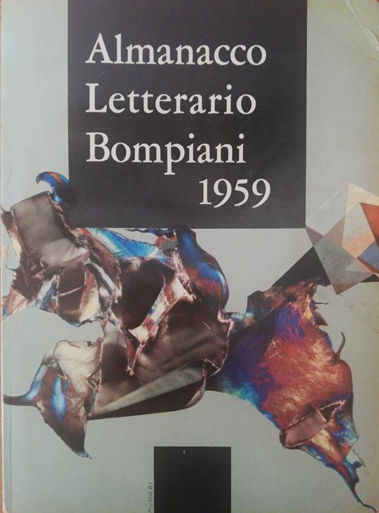 Almanacco Letterario 1959 - Valentino Bompiani - copertina