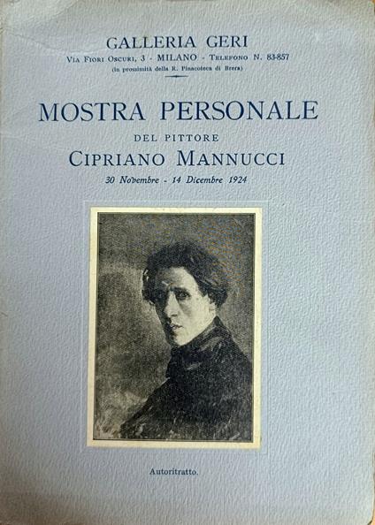 Mostra Personale Del Pittore Cipriano Mannucci - copertina