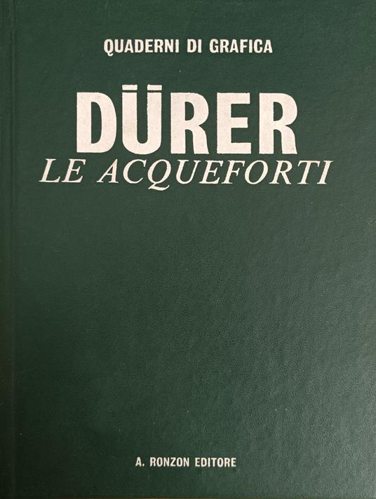 Durer. Le Acqueforti - copertina