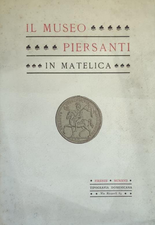 Il Museo Piersanti In Matelica - copertina
