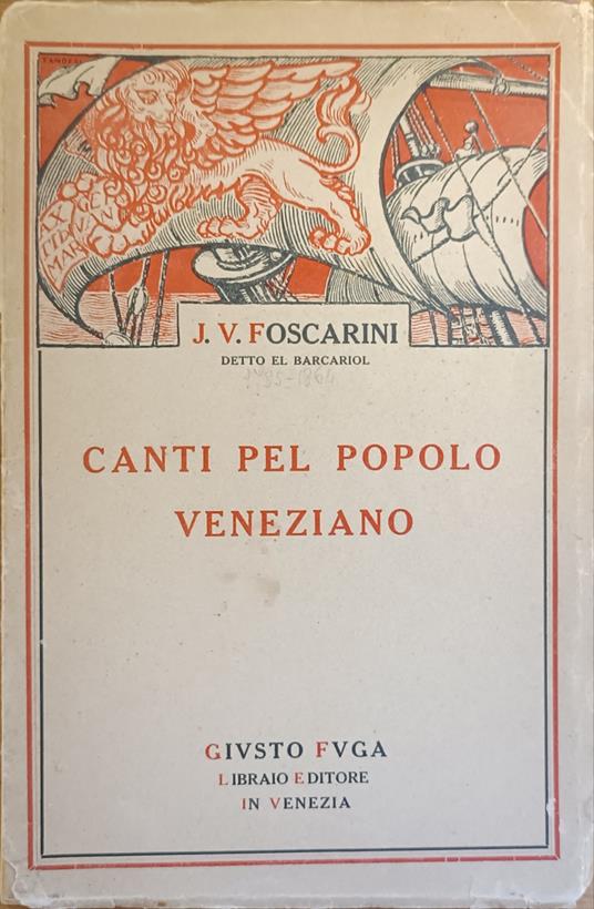 Canti Pel Popolo Veneziano - copertina