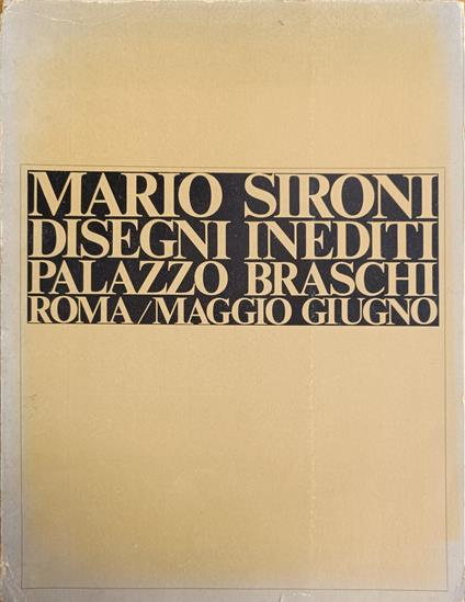 Mario Sironi. Disegni Inediti - copertina