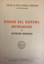 Saggio Sul Sistema Ontologico Di Antonio Rosmini