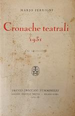 Cronache Teatrali 1931