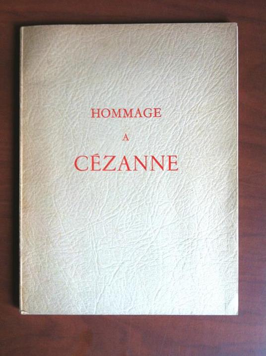 Catalogo della mostra Hommage a Cezanne Orangerie Paris 1954 - E11606 - copertina