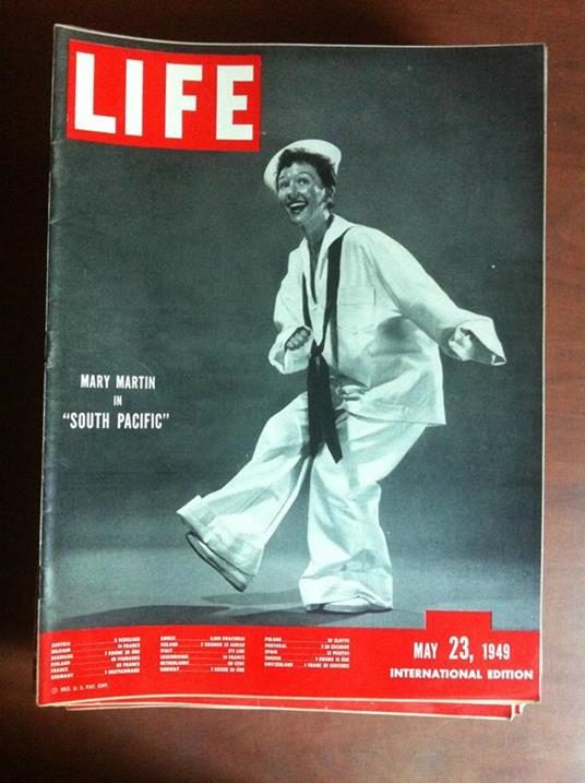 Life international Vol. 6 n° 11 May 23, 1949 Cover Mary Martin - E18416 - copertina