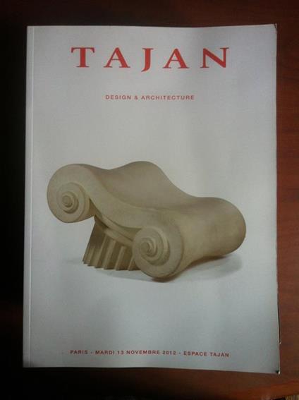 Catalogue de l'exibhition Design and Architecture TAJAN Paris 2012 - E12795 - copertina