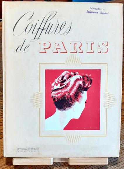 Coiffures de Paris supplemento cartonato gennaio 1948 - copertina